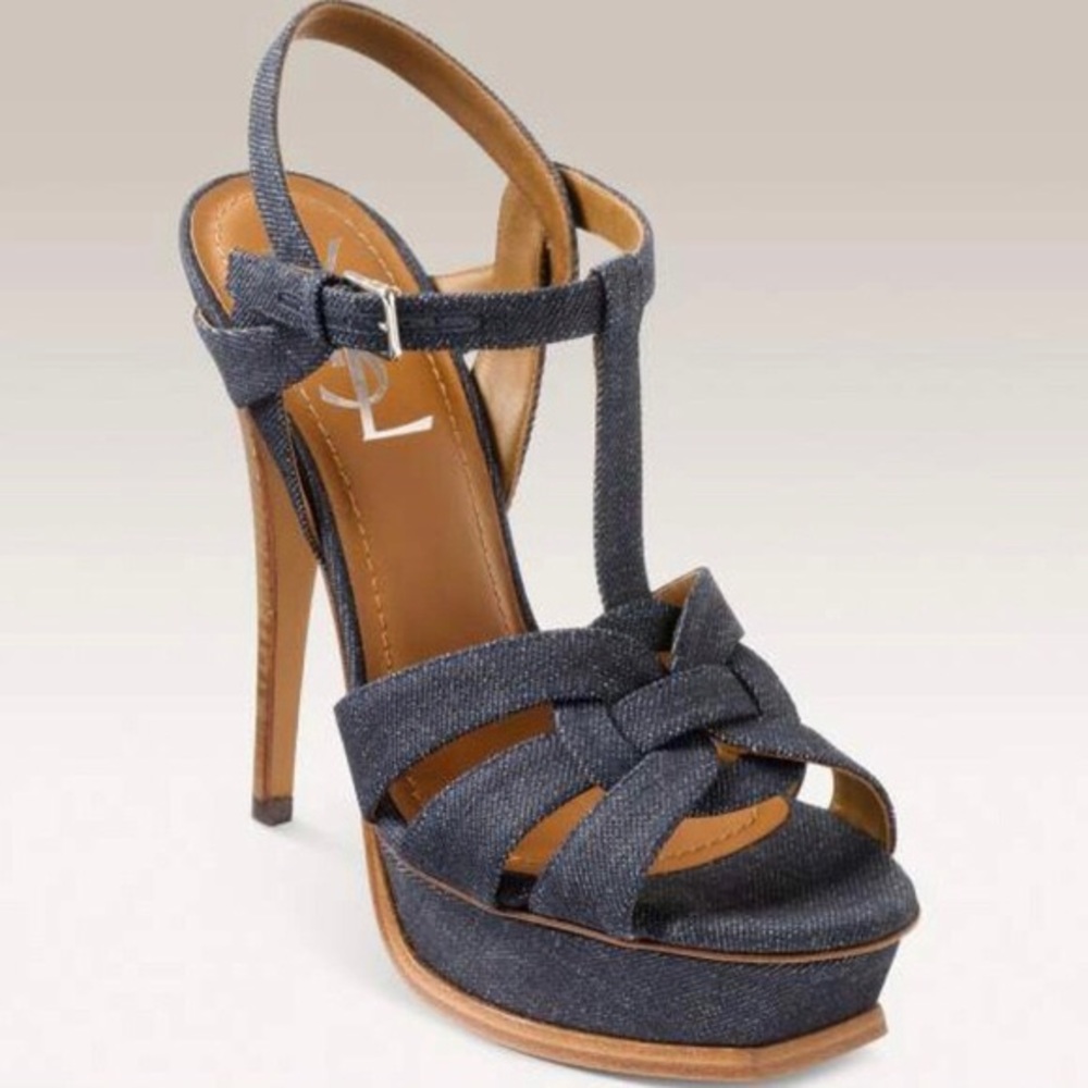 🍒HPx3🍒 Yves Saint lauren Tribute Sandals - Picture 1 of 8